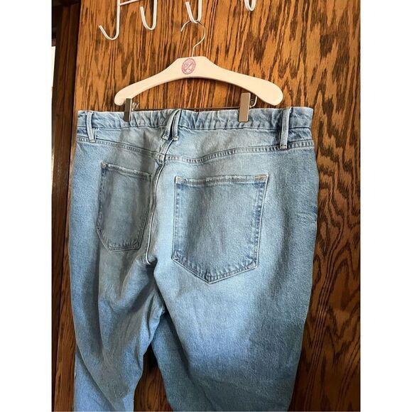 Good American Woman’s Jeans Distressed Bottoms Size 18 - Picture 8 of 12
